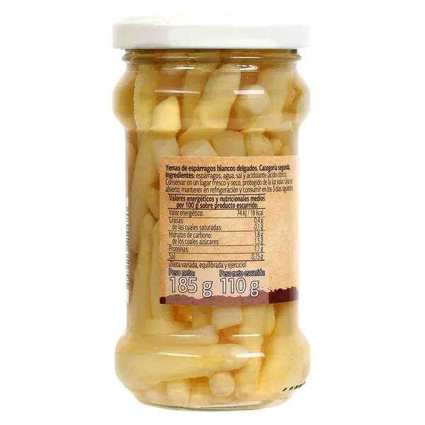 Yemas de espárragos delgadas Dia Vegecampo frasco 110 g 2