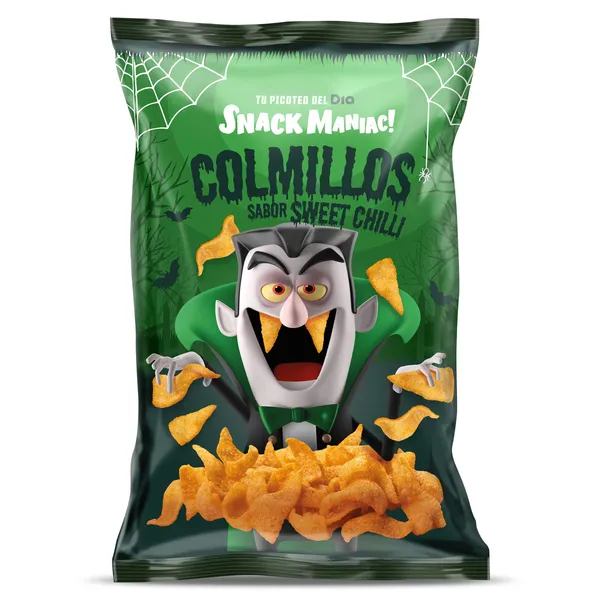 Colmillos sabor sweet chilli Snack Maniac de Dia bolsa 75 g