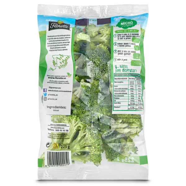 Brócoli para microondas Florette 225 g 3