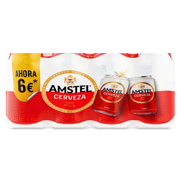 Cerveza Amstel lata 12 x 33 cl 2