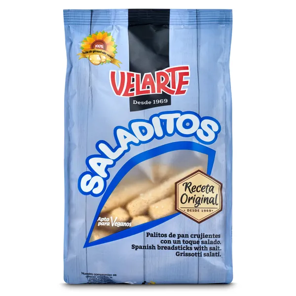 Palitos de pan Saladitos Velarte 200 g 2