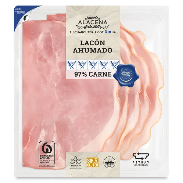 Lacón ahumado Nuestra Alacena de Dia sobre 150 g