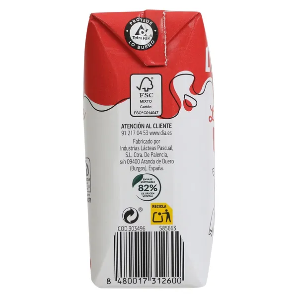 Leche entera Dia Láctea brik 3 x 200 ml 4