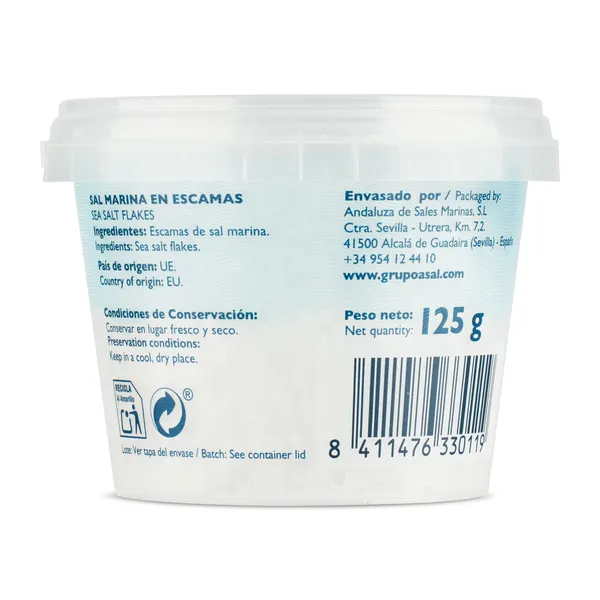 Sal en escamas Halos 125 g 4