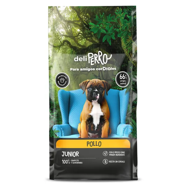 Alimento para perro junior de pollo supreme Deliperro de Dia bolsa 1.5 Kg 2
