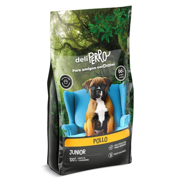 Alimento para perro junior de pollo supreme Deliperro de Dia bolsa 1.5 Kg 3