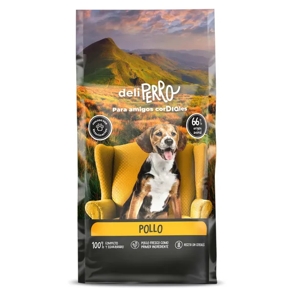 Alimento para perro adulto de pollo Dia Deliperro 1.5 Kg 2