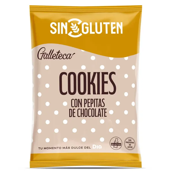 Galletas con pepitas de chocolate sin gluten Galleteca de Dia 100 g 2