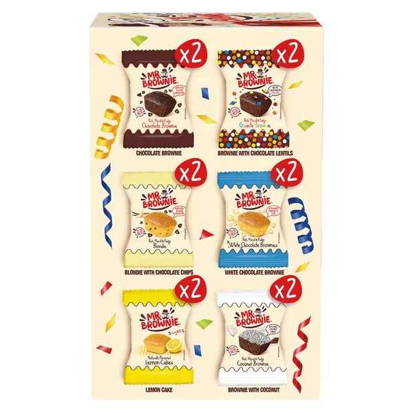 Surtido de brownies sweet moments Mr.brownie caja 300 g 3