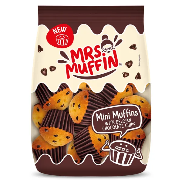 Mini muffins con chips de chocolate Mr.muffin bolsa 225 g 2