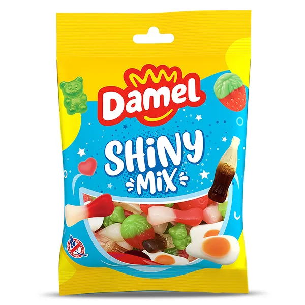 Golosinas shiny mix Damel 135 g 2