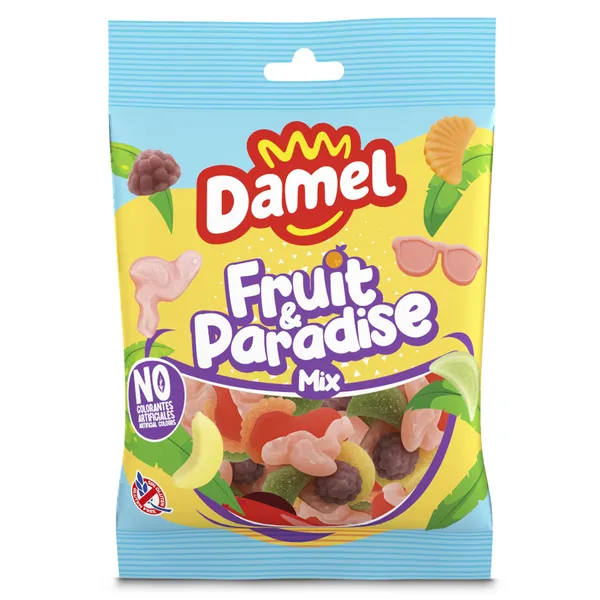 Gominolas fruit & paradise mix Damel 135 g 2