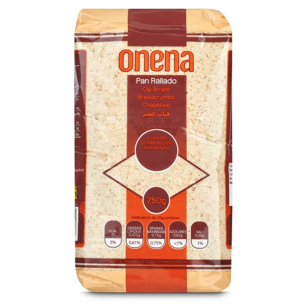 Pan rallado Onena 750 g 2
