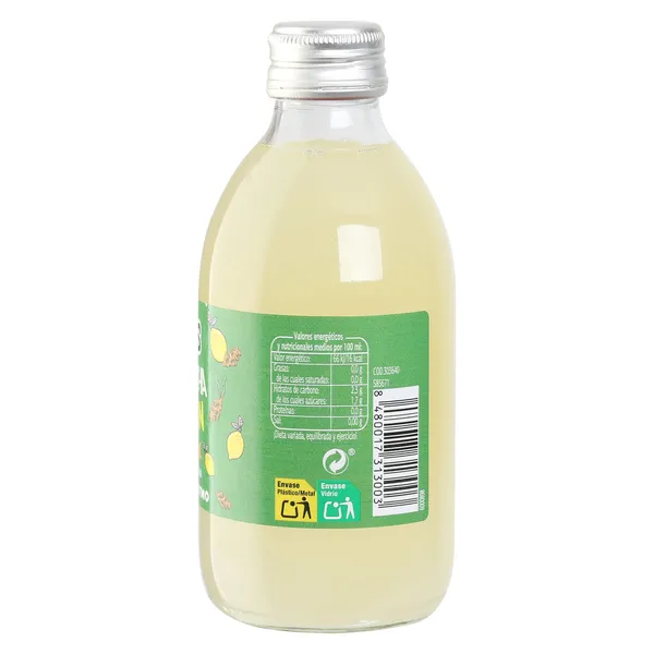 Bebida de kombucha con limón y jengibre Upss Dia botella 250 ml 2