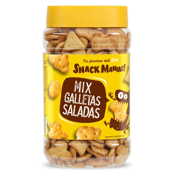Mix de galletas saladas Dia Snack Maniac 350 g 2