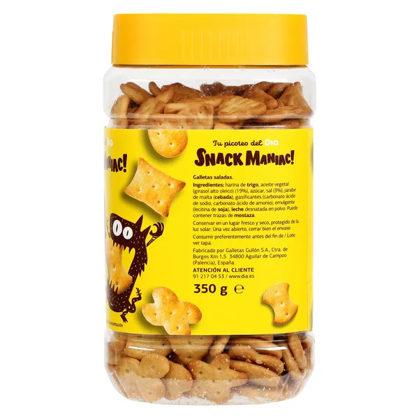 Mix de galletas saladas Dia Snack Maniac 350 g 4