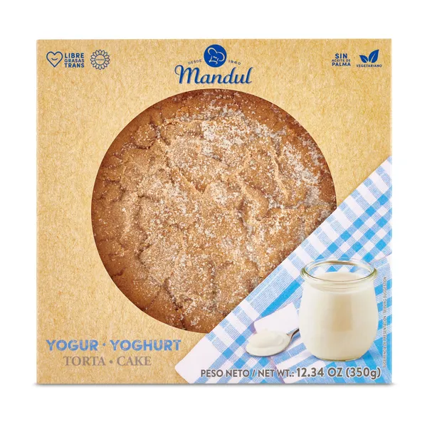 Torta de yogur Mandul caja 350 g 2