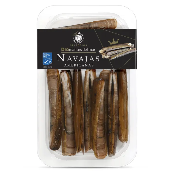 Navajas crudas MSC Dia Mari Marinera bandeja 300 g