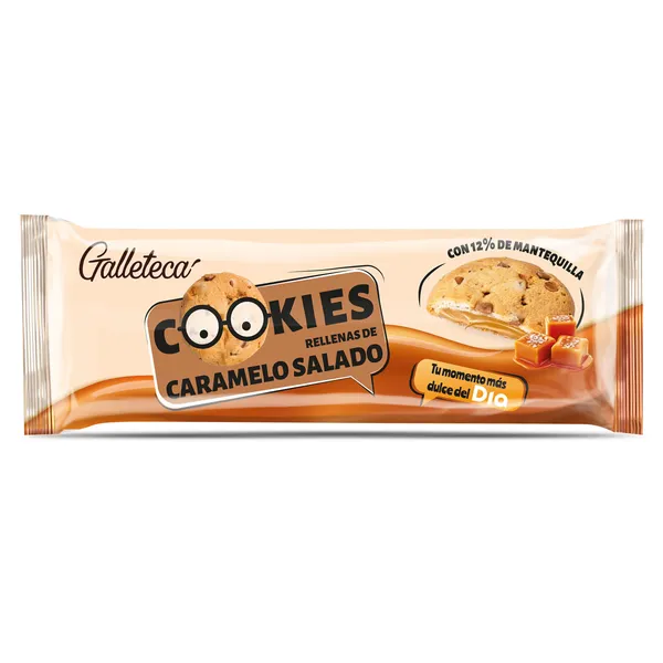 Galletas rellenas de caramelo salado Galleteca de Dia 120 g 2