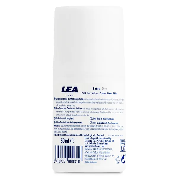 Desodorante roll-on extra dry Lea 50 ml 3