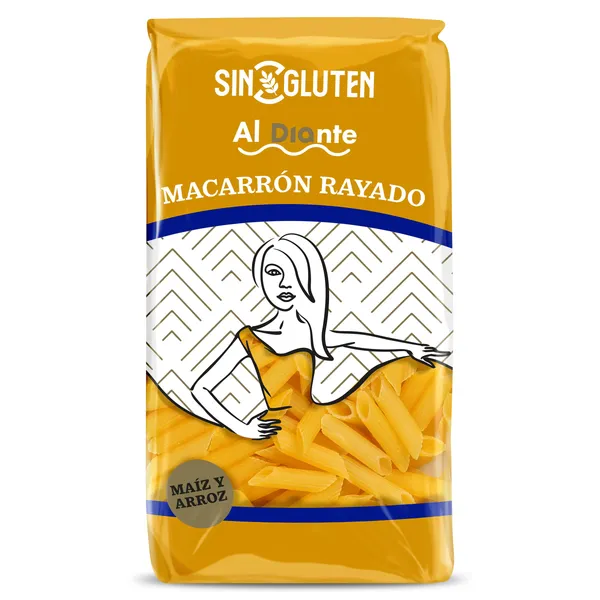 Macarrones rayados sin gluten Dia Al Diante 500 g
