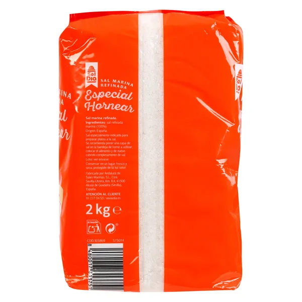 Sal para hornear Dia paquete 2 Kg 2