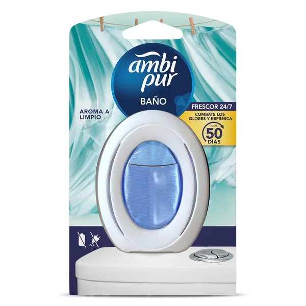 Ambientador baño aroma limpio Ambipur 1 unidad 2