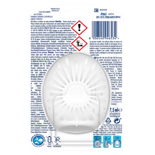 Ambientador baño aroma limpio Ambipur 1 unidad 3