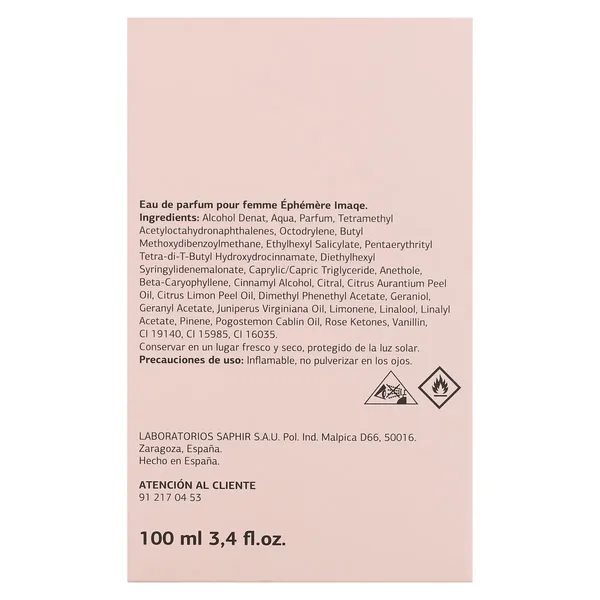 Perfume éphémère Dia Imaqe frasco 100 ml 3