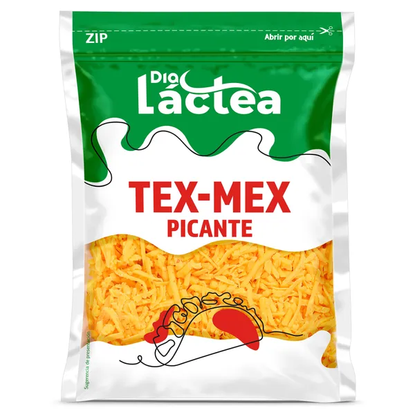 Queso rallado tex-mex picante Dia Láctea 150 g 2