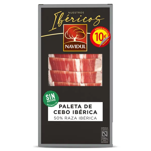 Paleta de cebo ibérica Navidul estuche 4 x 40 g