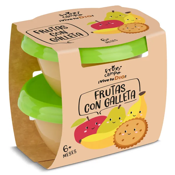 Puré de frutas con galleta Dia Fruticampo pack 2 x 130 g 3