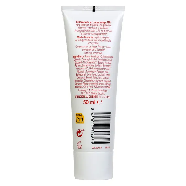 Desodorante en crema de larga duración 72h Dia Imaqe 50 ml 3