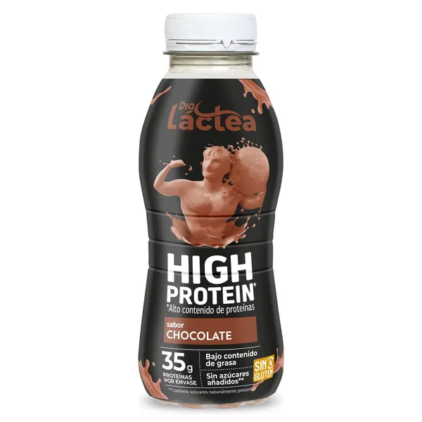 Batido alto en proteínas sabor chocolate Dia Láctea botella 330 ml 2