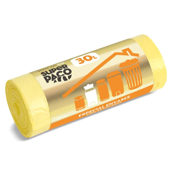 Bolsa de basura 30 L para envases con autocierre Dia Super Paco 20 unidades 3