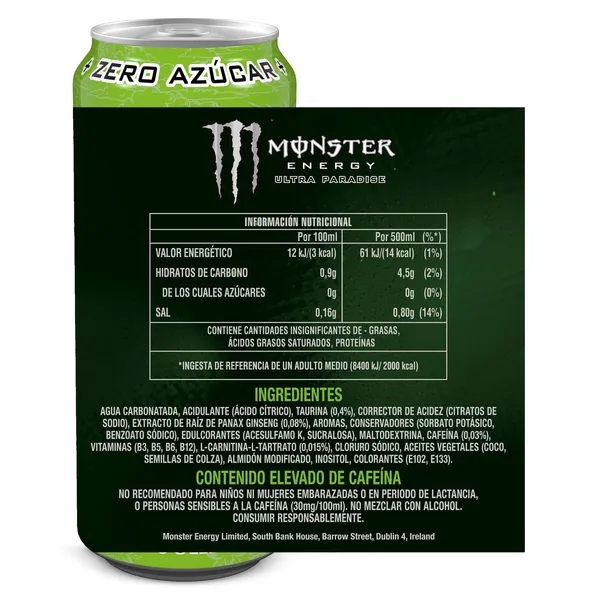 Monster ultra paradise zero 500 ml 3
