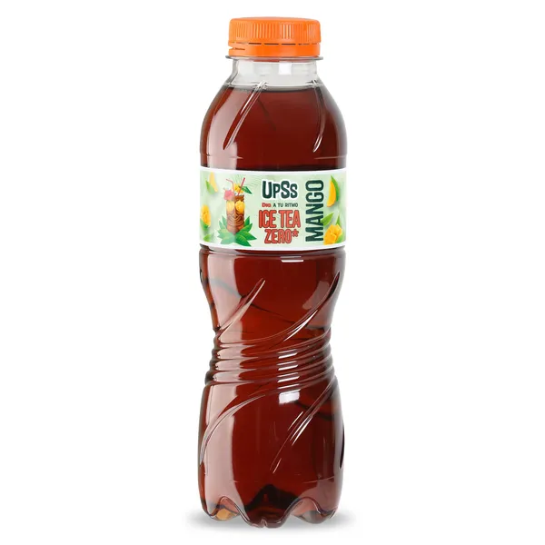 Refresco de té al mango zero Dia Upss botella 50 cl