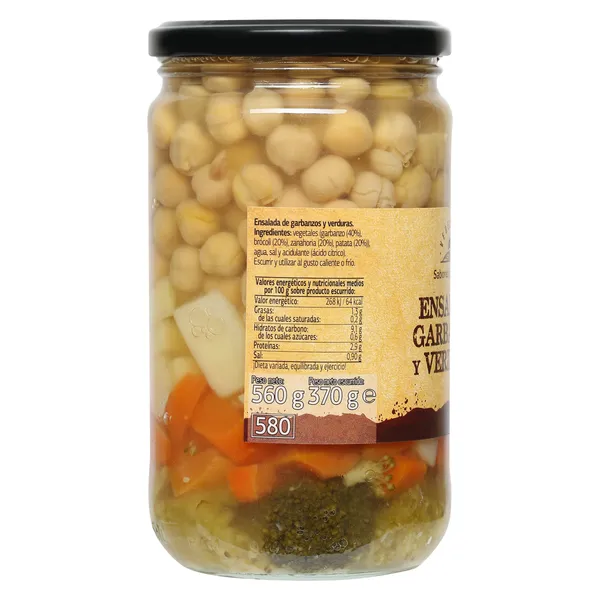 Ensalada de garbanzos y verduras Dia Vegecampo 370 g 2