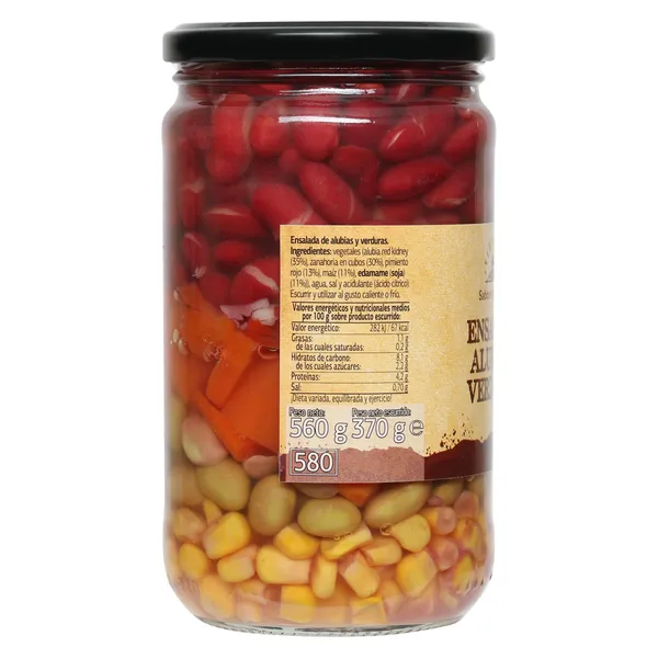 Ensalada de alubias y verduras Vegecampo de Dia 370 g 2