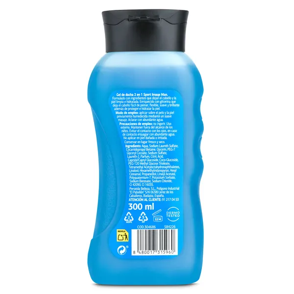 Gel y champú sport hombre Dia Imaqe 300 ml 3