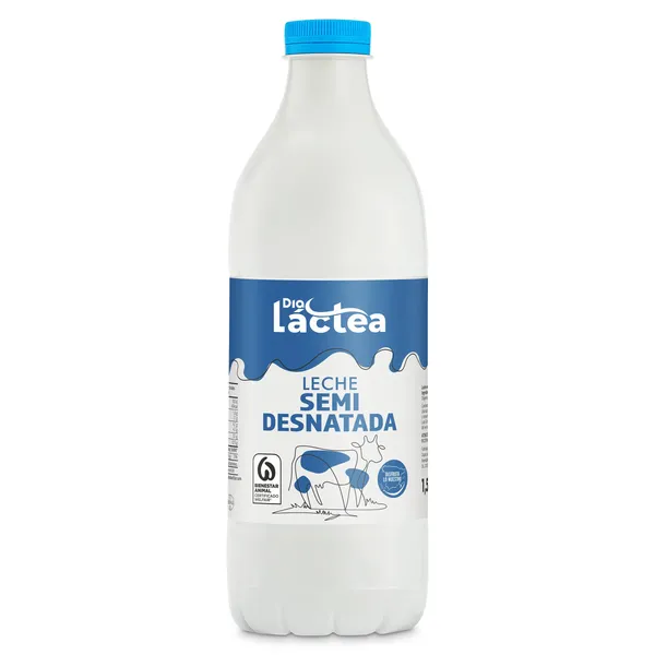 Leche semidesnatada Dia Láctea botella 1.5 L 2