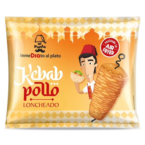 Kebab de pollo loncheado Al Punto Dia bolsa 250 g