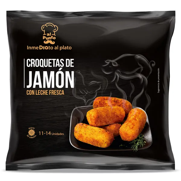 Croquetas de jamón Dia Al Punto 400 g 2