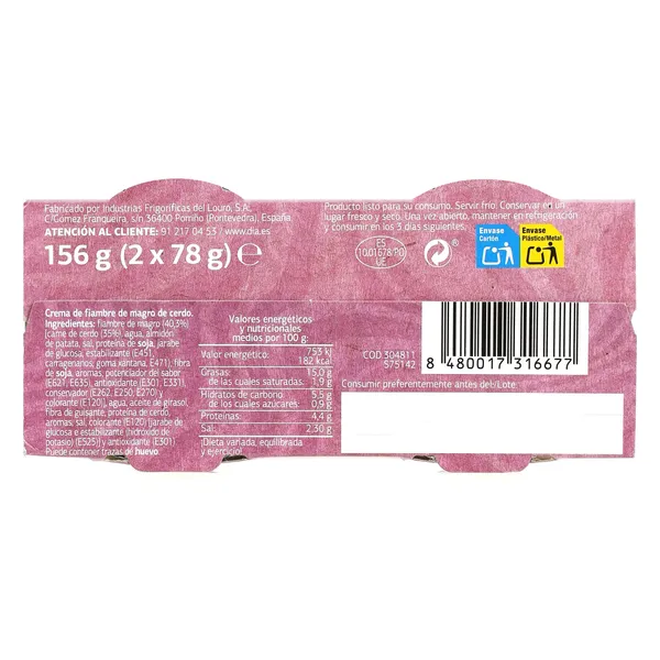 Crema de york Dia Nuestra Alacena 2 x 78 g 4