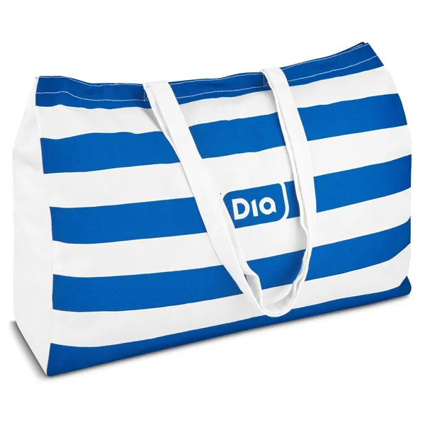 Bolsa de algodón azul de rayas Dia 1 unidad 2