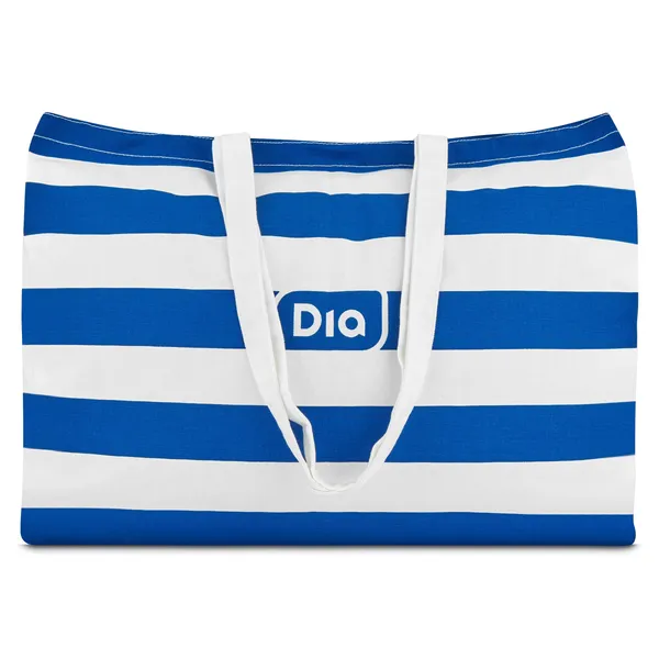 Bolsa de algodón azul de rayas Dia 1 unidad 3