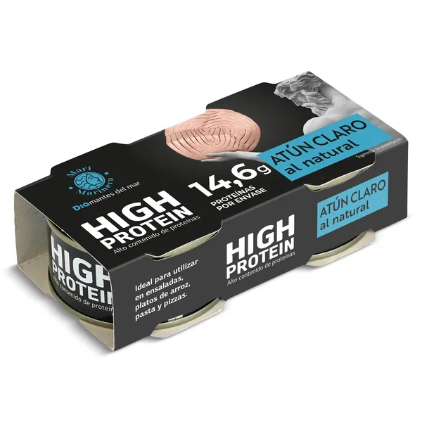 Atún claro al natural alto en proteínas Dia Mari Marinera 2 x 56 g 3