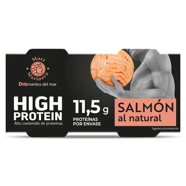 Salmón al natural alto en proteínas Dia mari marinera 2 x 50 g Dia Mari Marinera 2 x 50 g 2