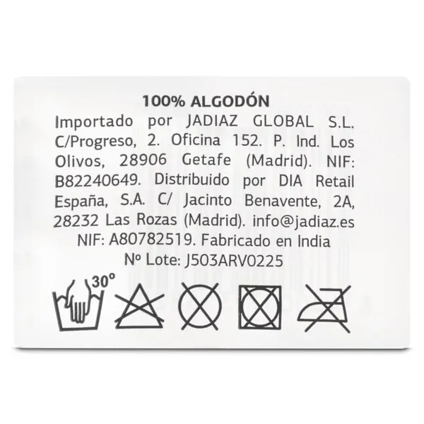 Bolsa de algodón rosa Dia 5