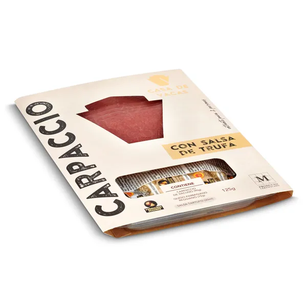 Carpaccio con salsa de trufa Casa de vacas 125 g